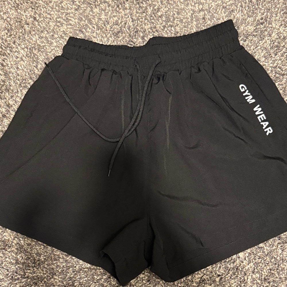 SHEIN Black Athletic Shorts